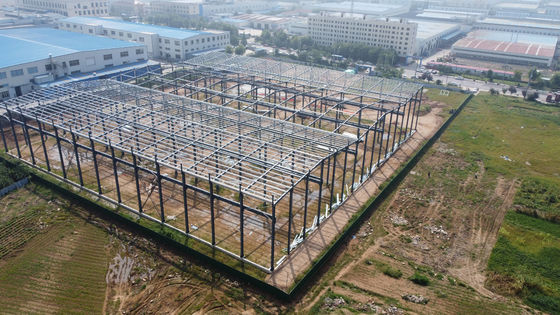 Prefabrykowany warsztat konstrukcji stalowych sekcji H z mostem żuraw antykorozyjny