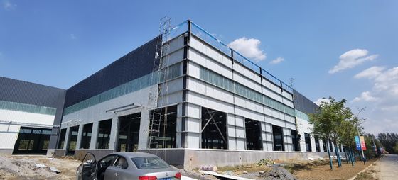 Prefabrykowana konstrukcja stalowa magazyn Q355 Custom Size 50 lat żywotności