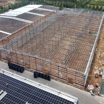 Prefabrykowana konstrukcja stalowa magazyn z lekką ramą stalową