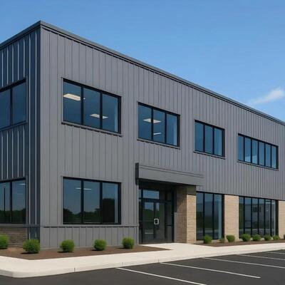 Gwarancja jakości Prefabrykowana konstrukcja stalowa Bolt Connected Warehouse do użytku przemysłowego lub magazynowego