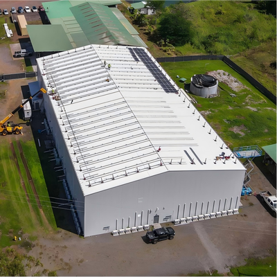 Wolny projekt prefabrykowana konstrukcja stalowa magazyn dla fabryki produkcji żywności