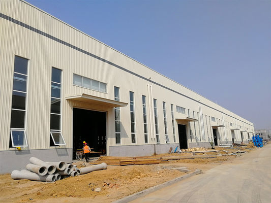Budynki o konstrukcji metalowej o dużej rozpiętości DIN z budynkami fabrycznymi ze stali antresolowej