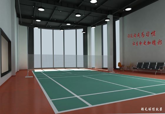 Wykonane wstępnie konstrukcje stalowe Badminton Hall Q235B Q355B Materiał