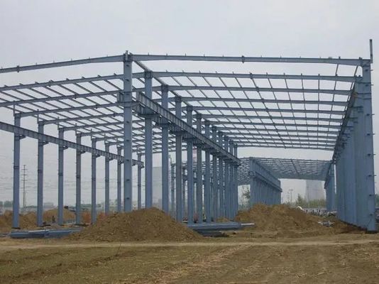 Trwałe fabryki przemysłowe konstrukcje stalowe budynki budowlane warsztaty prefabrykowane metalowe