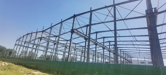 Gorące sprzedaż Prefabrykowane stalowe warsztaty Budownictwo Metalowe galwanizowane ramy portalowe Budownictwo Skład