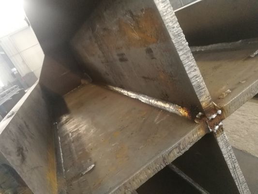 Prefabrykowana stalowa konstrukcja słupów i belek z profili H, stal Q235B Q355B
