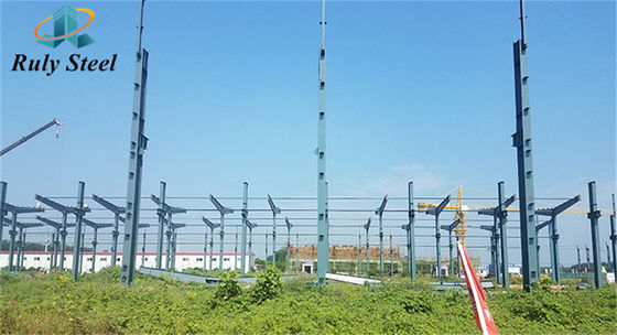 Konstrukcja stalowa przemysłowa Fabrykacja Prefabrykowana struktura stalowa portalu