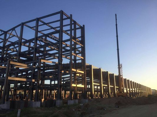 Prefabrykowana konstrukcja stalowa budynek materiały budowlane magazyn warsztat hangar chłodny magazyn budynek prefabrykowany