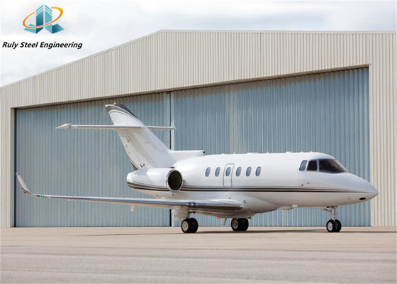 Prefabrykowany hangar stalowy do przechowywania statków powietrznych Q235B Q355B