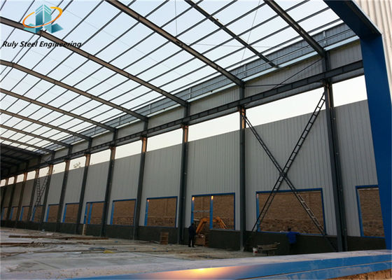 Metalowe ramy portalowe niedrogie prefabrykowane magazyny prefabrykowane warsztaty konstrukcji stalowych