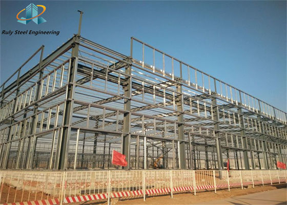 Galwanizowane/malowane przemysłowe prefabrykowane/prefabrykowane galwanizowane konstrukcje stalowe Modularne warsztaty