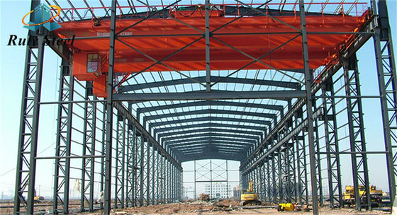 Prefabrykowane konstrukcje stalowe Łatwe w montażu Budownictwo metalowe faliste Budownictwo stalowe Skład