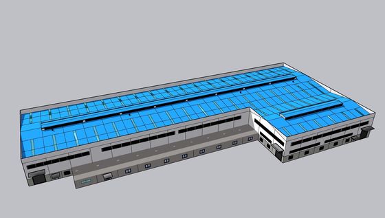 Prefabrykowana konstrukcja stalowa magazyn wiązki H-sekcji dostosowywalne rozmiary