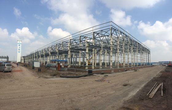 Prefabrykowana konstrukcja stalowa magazyn Q355 Custom Size 50 lat żywotności
