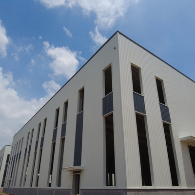 Prefabrykowana konstrukcja stalowa magazyn Q235B Q355B ASTM A36 Duży przedział