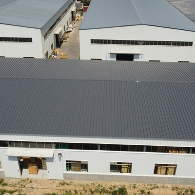 Prefabrykowany, ognioodporny budynek magazynowy ze stalowym szkieletem Q235B Q355B
