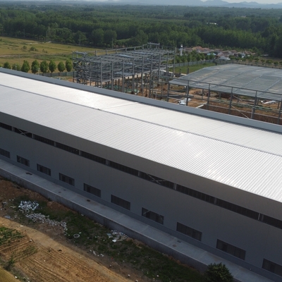 Magazyn ze stalowej konstrukcji prefabrykowanej Q355 z belkami dwuteowymi