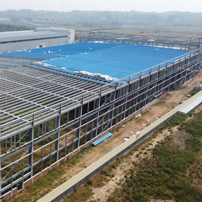 Prefab Steel Workshop Q235B Q355B ASTM A36 z 50-letnią żywotnością