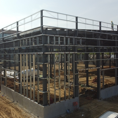 Prefabrykowana konstrukcja stalowa Budynek magazynu Q355 Rozmiar niestandardowy