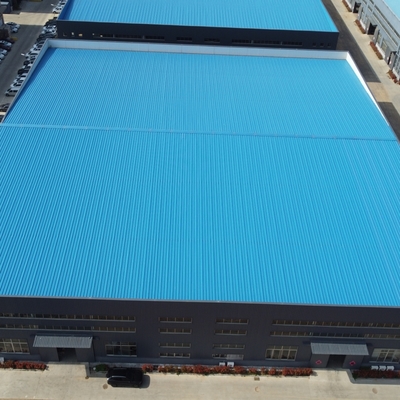 12.5m Wypracowane struktury stalowe magazyny dla logistyki