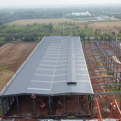 Warsztaty prefabrykowanych konstrukcji stalowych z żurawem Q235B Q355B