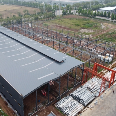 Prefabrykowana konstrukcja stalowa magazyn z lekką ramą stalową