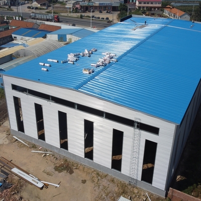 Prefabrykowana konstrukcja stalowa magazyn H-sekcja 4000m2 Certyfikat CE