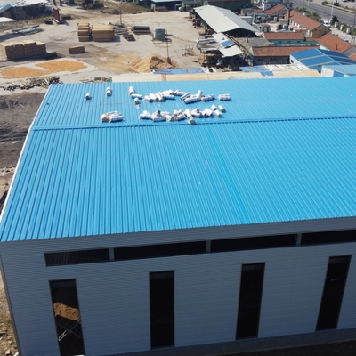 Prefabrykowany magazyn stalowy z ramą, materiał Q235B Q355B