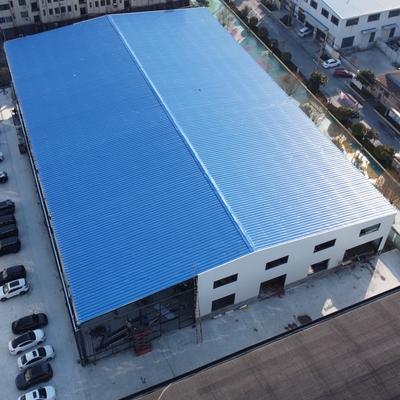 Prefabrykowany magazyn stalowy z ramą sekcji H Q235B Q355B