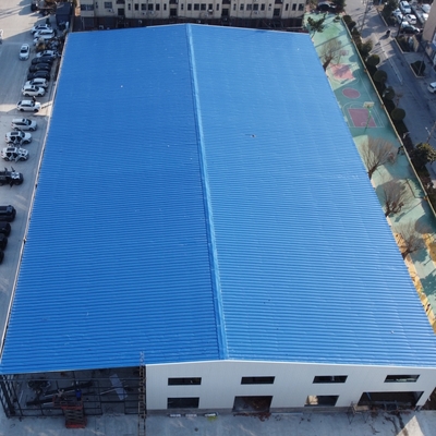 Prefabrykowana konstrukcja stalowa magazyn H-sekcja 4000m2 Certyfikat CE