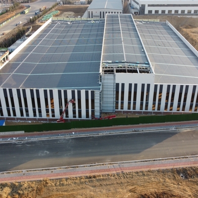 Niestandardowy prefabrykowany budynek ze stalowej konstrukcji H-sekcyjnej Q235B Q355B