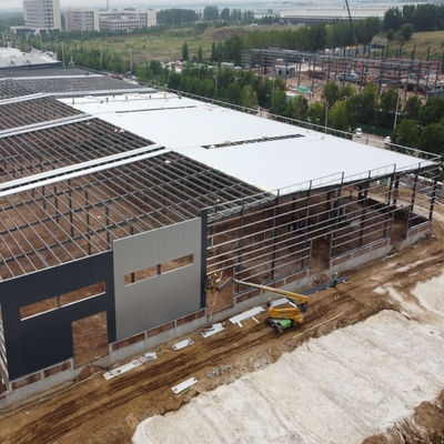 Prefabrykowana konstrukcja stalowa magazyn z lekką ramą stalową
