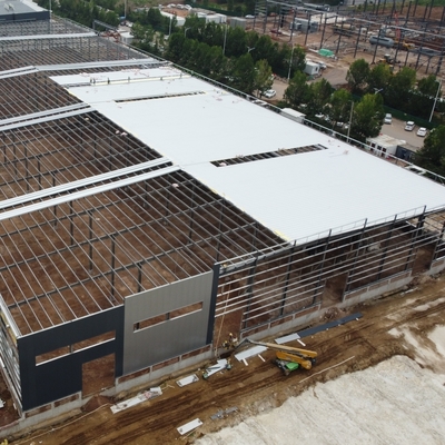 Prefabrykowany budynek warsztatów stalowych z mezzaninem Q235B Q355B