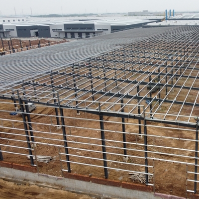 Standardowe ASTM prefabrykowane konstrukcje stalowe wiązki H-sekcji do budowy