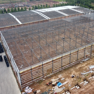 Prefabrykowana konstrukcja stalowa magazyn z lekką ramą stalową