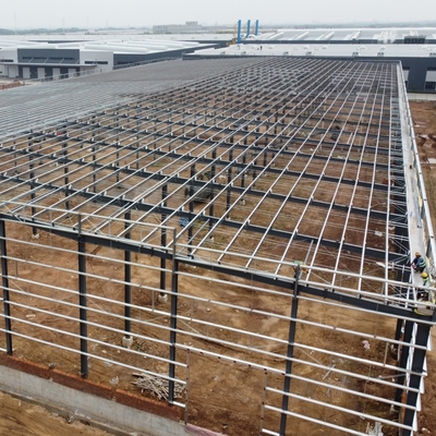 Prefabrykowany budynek magazynu stalowego 100m x 30m Q235B Q355B
