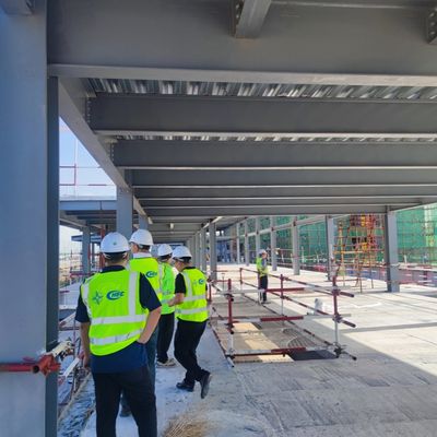 Malowane prefabrykowane budynki hotelowe ze stali dla projektów kurortów