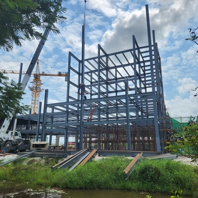 Prefabrykowane składy stalowe dla parków logistycznych
