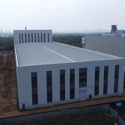Prefabrykowana stalowa konstrukcja magazynowa Q235B Q355B ASTM A36
