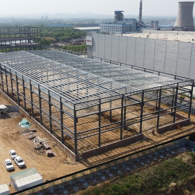 Warsztaty prefabrykowanych konstrukcji stalowych z żurawem Q235B Q355B