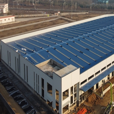 Prefabrykowana konstrukcja stalowa warsztat Q235B Q355B szeroko zakrojony projekt