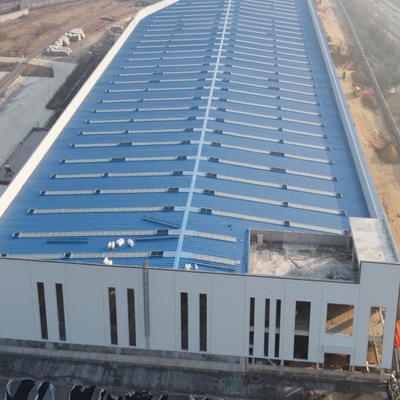 Prefabrykowana konstrukcja stalowa magazyn Q235B Q355B 50 lat żywotności