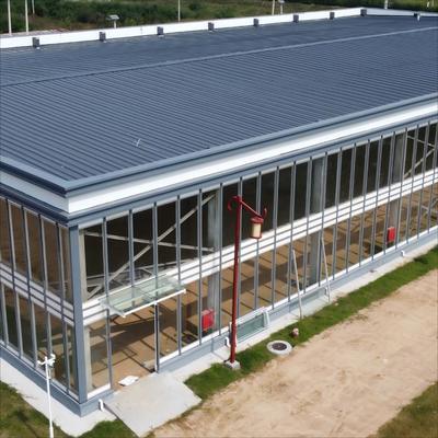 Prefabrykowana stalowa hala hangarowa z izolacją z paneli warstwowych do chłodni
