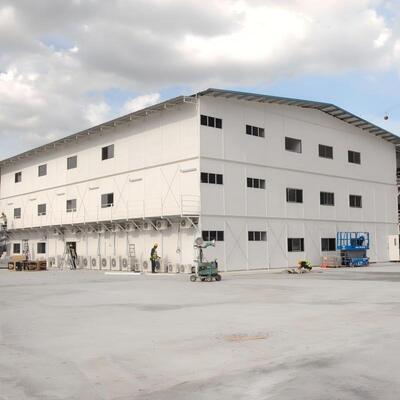 Q355B Stalowy, prefabrykowany wielopiętrowy apartament z ramą o konstrukcji stalowej