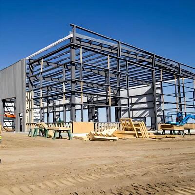 Gwarancja jakości Prefabrykowana konstrukcja stalowa Bolt Connected Warehouse do użytku przemysłowego lub magazynowego