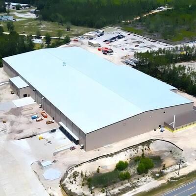 Wolny projekt prefabrykowana konstrukcja stalowa magazyn dla fabryki produkcji żywności