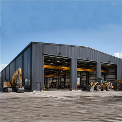 Pre-Engineered Light Steel Structure Metal Workshop Buildings