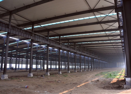 Prefabrykowana konstrukcja magazynu ze stali H-Beam dla systemów regałów