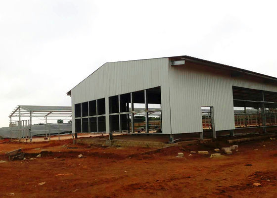 Lekki magazyn prefabrykowany ze stali ocynkowanej Q235B Q355B