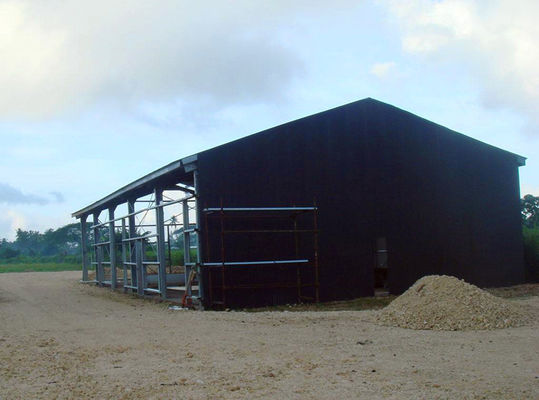 Struktura stalowa Magazynowanie metalowe Szopy magazynowe dla maszyn rolniczych